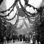 Electric Avenue a Natale, Brixton, 1908