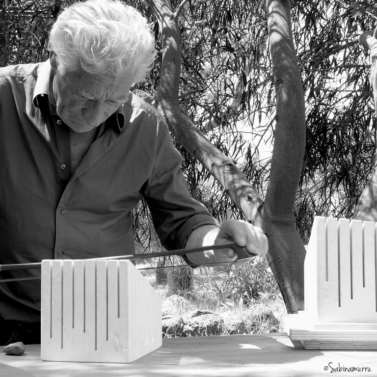 Pinuccio Sciola e le sue Pietre sonore, foto di Sabina Murru