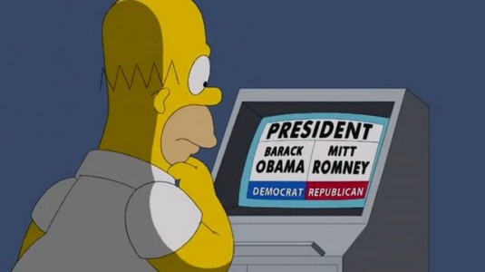 Homer e le elezioni politiche