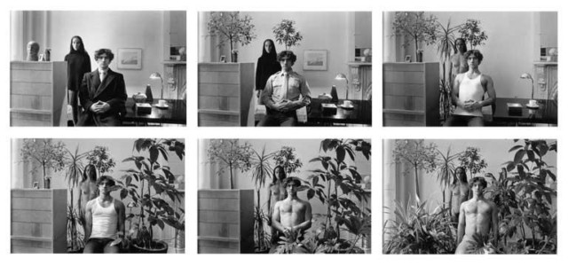 Una sequenza fotografica di Duane Michals