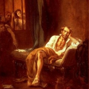 Il Tasso in prigione di Eugène Delacroix