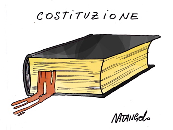 Vignetta di testo costituzionale