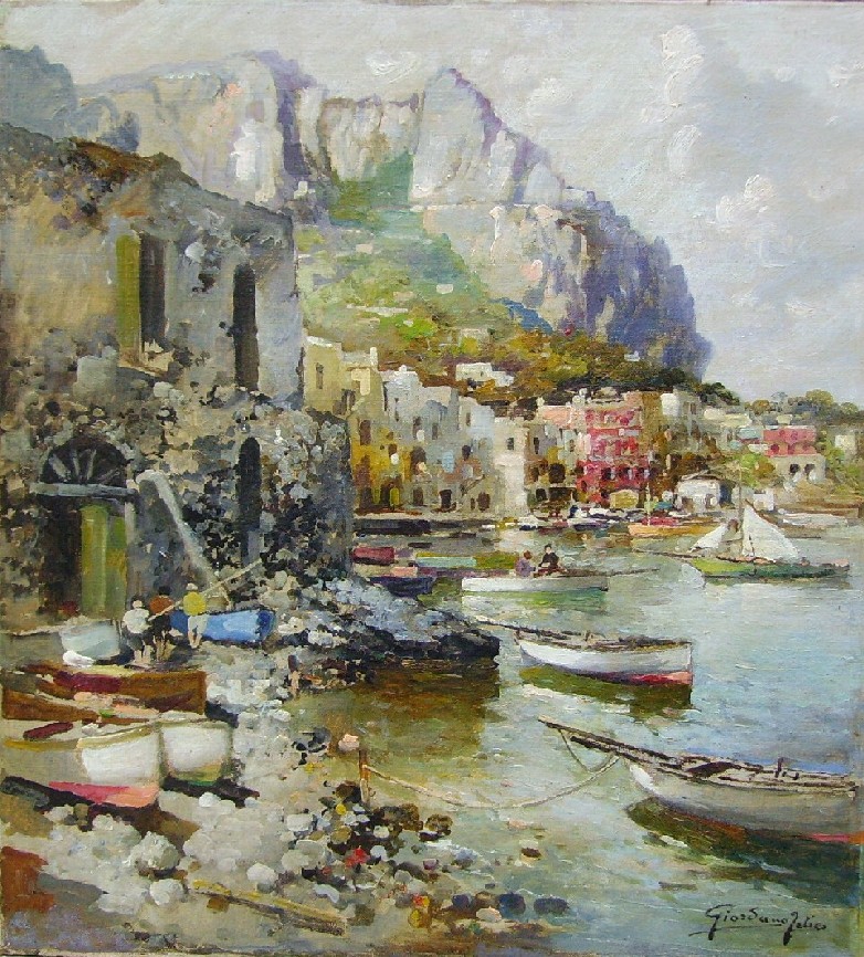 Felice Giordano, Capri, Marina Grande