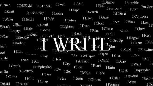 I Write