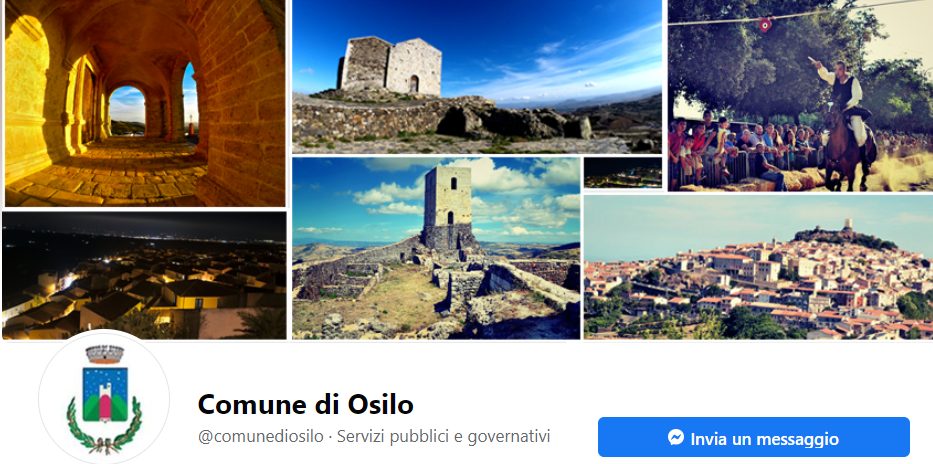 pagina facebook comune di Osilo