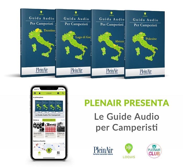 plenair, audio guide per camperisti