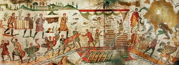 Mosaico nella Villa Romana del Casale