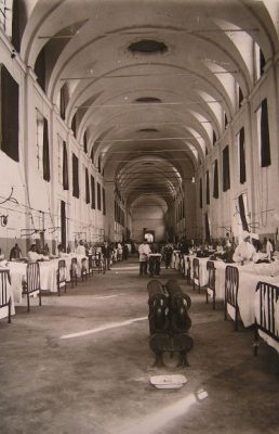 Le infermerie dell'Ospedale ancora in funzione all'inizio del Novecento