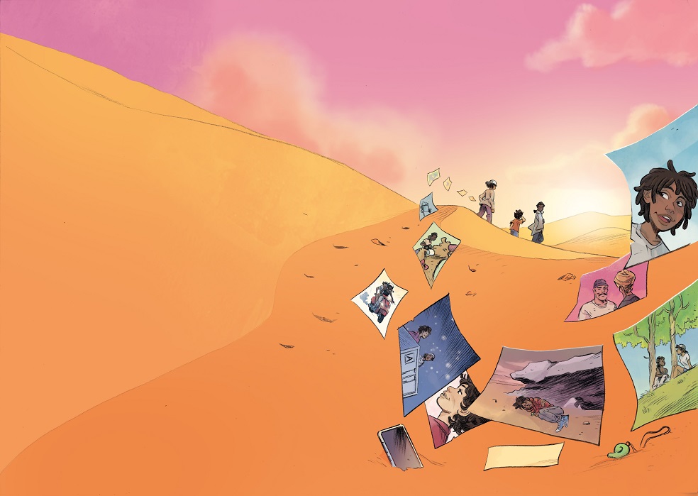 I COLORI DI UNA NUOVA VITA, LA GRAPHIC NOVEL SULLE MIGRAZIONI SCRITTO DAI RAGAZZI PER I RAGAZZI