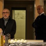 Set del film "Dall'interno" di Leonardo Di Costanzo. Nella foto Toni Servillo e Silvio Orlando. Foto di Gianni Fiorito Questa fotografia è solo per uso editoriale, il diritto d'autore è della società cinematografica e del fotografo assegnato dalla società di produzione del film e può essere riprodotto solo da pubblicazioni in concomitanza con la promozione del film. E’ obbligatoria la menzione dell’autore- fotografo: Gianni Fiorito.Set of "Dall'interno" by Leonardo Di Costanzo. in the picture Toni Servillo and Silvio Orlando Photo by Gianni Fiorito This photograph is for editorial use only, the copyright is of the film company and the photographer assigned by the film production company and can only be reproduced by publications in conjunction with the promotion of the film. The mention of the author-photographer is mandatory: Gianni Fiorito.