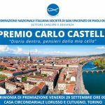 XVI edizione del Premio Carlo Castelli, concorso letterario per i detenuti delle carceri italiane