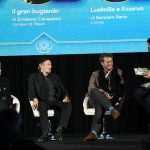 XXXVIII Premio Dessì • I finalisti della Sezione Narrativa – Silvia Ballestra – Ermanno Cavazzoni e Gennaro Serio (foto Franca e Fabio)
