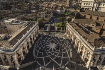 Roma_Veduta aerea Campidoglio