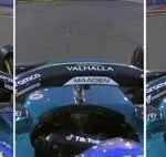 Formula 1, paura per Alonso: volante si stacca in pista – Video