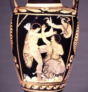 Vendetta fig. 4 Oreste uccide la madre Clitenestra